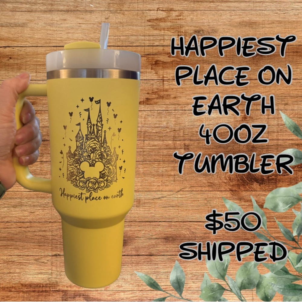 Happiest place on earth 40oz Stanley